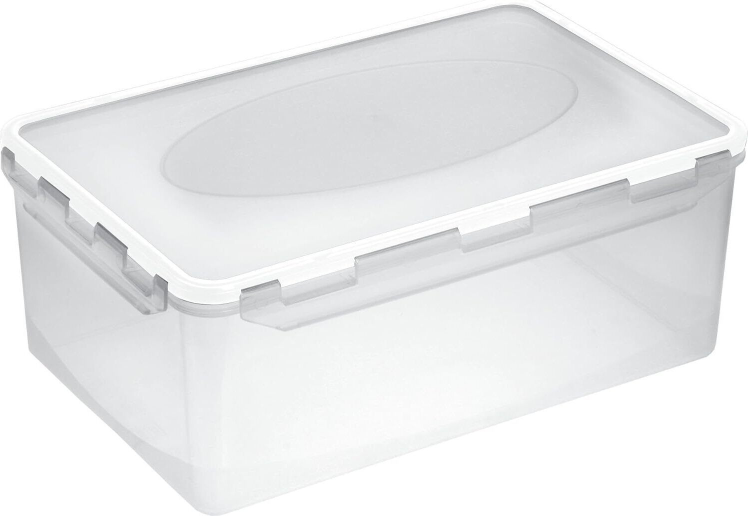 Plast Team luchtdichte bewaardoos, 5,0 liter, wit