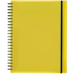 2x Kolma, Heft + Block, Notizbuch Easy A4 kariert gelb (A4, Kariert, Harter Einband)