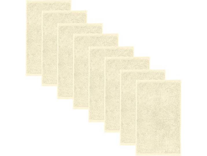 Erwin Müller Gästetuch 8er-Pack, Serie Heidenheim 100% Baumwolle Natur Größe 30x50 cm - schnell trocknend und extra saugstark, kuschelweich, voluminöse Spitzenqualität