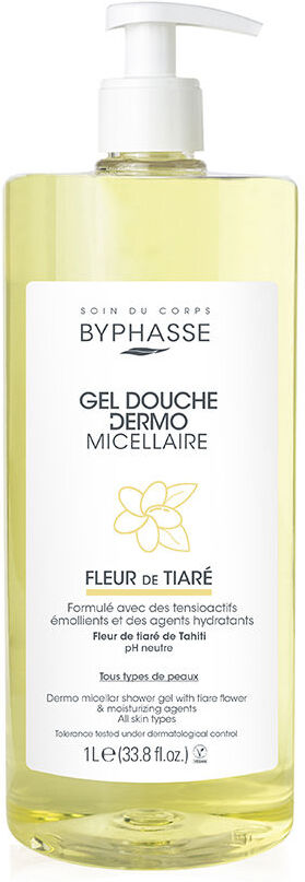 Byphasse Dermo Gel Douche Micellaire Fleur de Tiaré 1000 ml