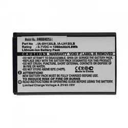 Akku für Samsung C14, C20, C24, HMX-U15, HMX-W350, K40, SMX-C10, U15, wie BPBH130LB, 3,7 V, 1,3 Ah