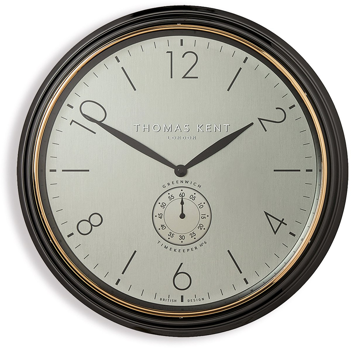 Thomas Kent Klok Timekeeper Goud Analoog Wandklok Ø76 cm