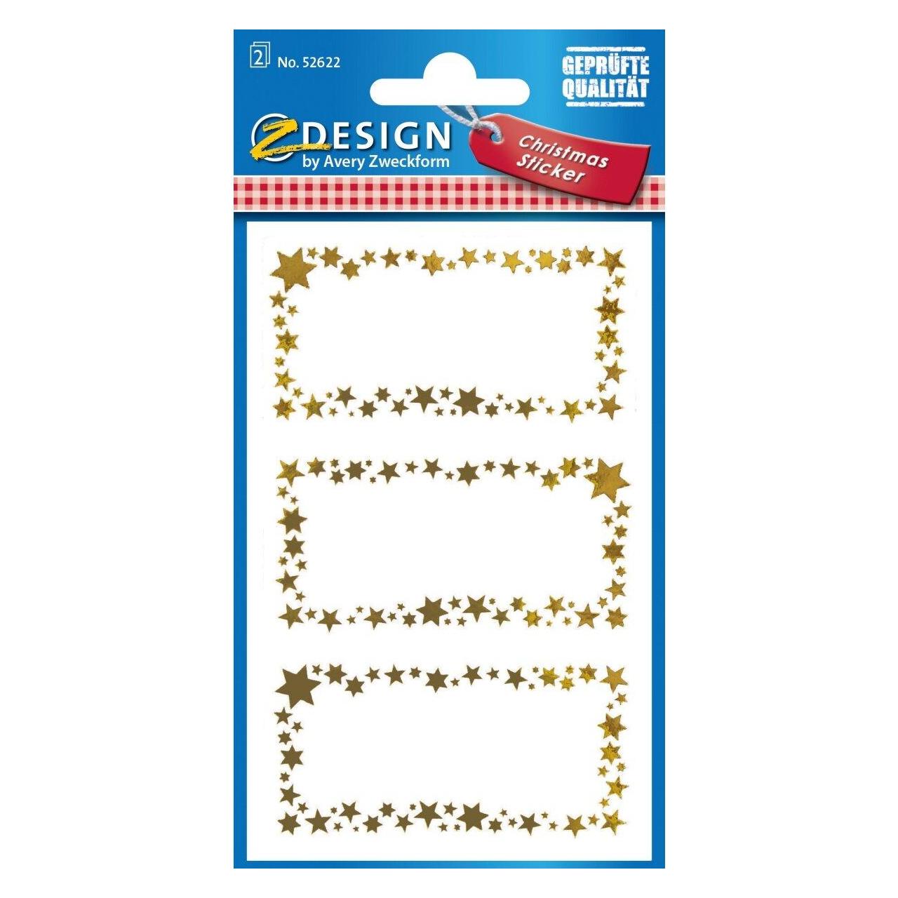 Z-Design Weihnachtssticker (6 Sticker) (52622)