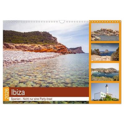 Ibiza - Spanien (Wandkalender 2026 DIN A3 quer), CALVENDO Monatskalender