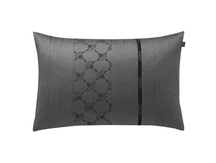 Joop! Kissenbezug, Anthrazit, Textil, Graphik, 40x60 cm, hochwertige Qualität, Heimtextilien, Wohntextilien, Kissenbezug