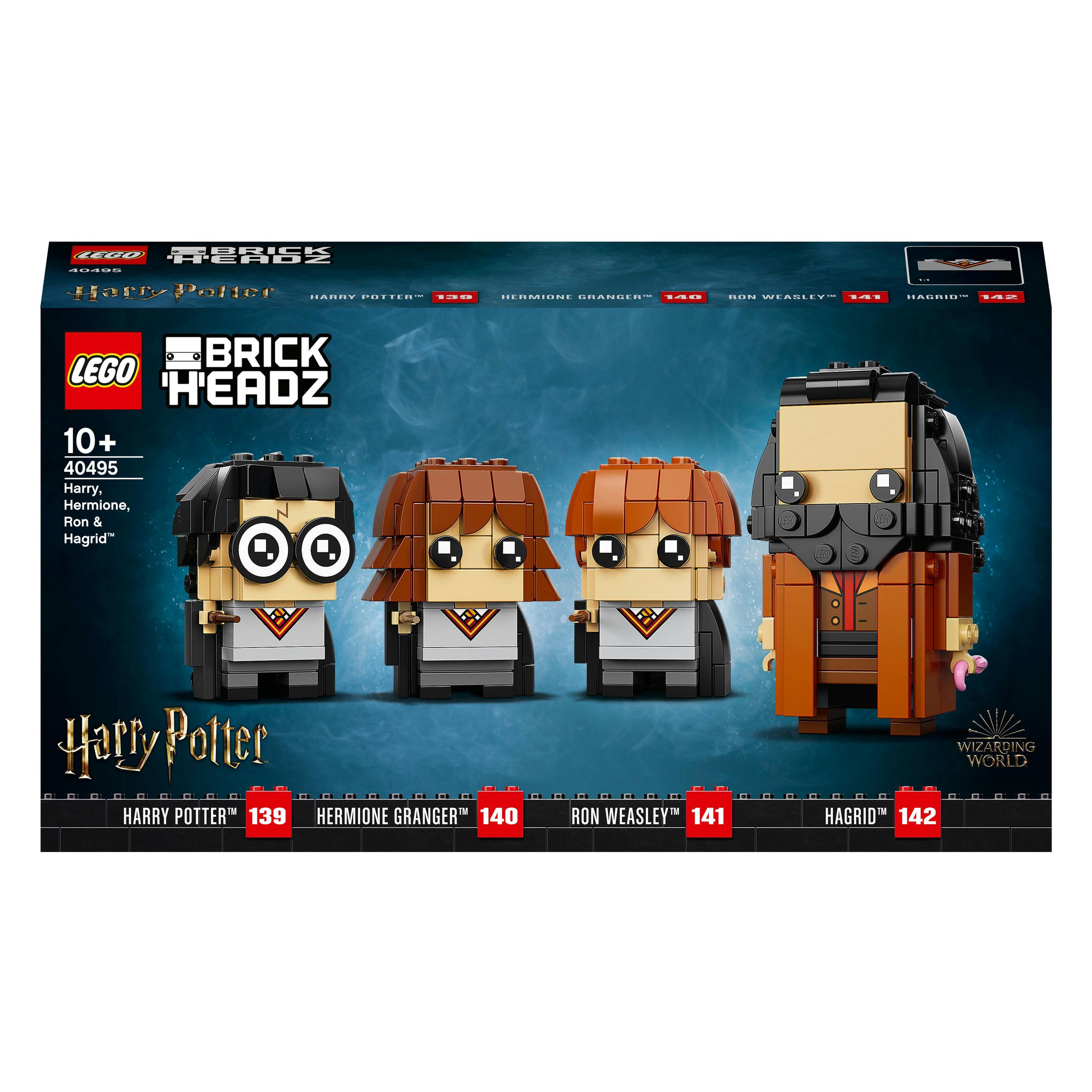 LEGO Harry, Hermine, Ron & Hagrid (40495, LEGO Brickheadz, LEGO Seltene Sets) (40495)