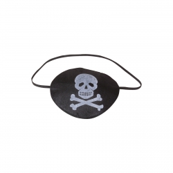 Bartl Augenklappe mit Totenkopf 243710