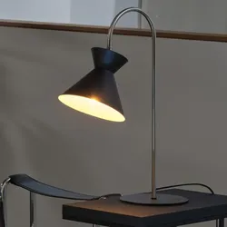 Osram Tischleuchte Decor Waist aus Stahl mit E27 Fassung in Schwarz Ø 20 cm
