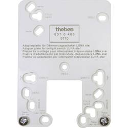 Theben 9070486 Adapterplatte Weiß