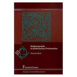 Körpersprache in italienischen Printmedien, Fachbücher von Susanne Beck