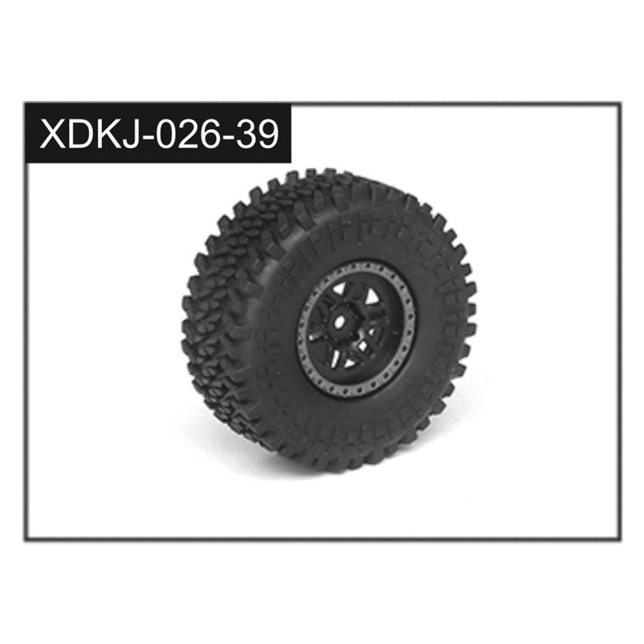 Absima Spare Wheel (2 pcs.) Reckless/Devotee rot (J-026-39 red)