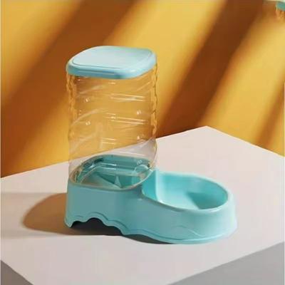 Uplift Essentials High Capacity Gravity Pet Feeding & Watering Station blue Feeding