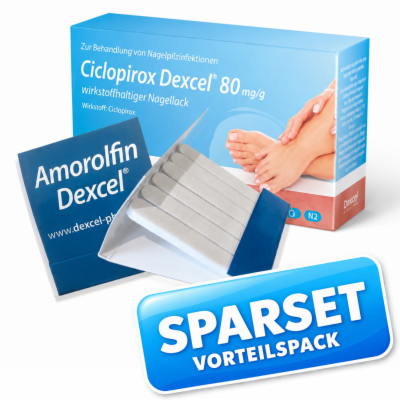 Dexcel Pharma GmbH CICLOPIROX Dexcel 80 mg/g wirkstoffhalt.Nagellack + EXTRA: Nagelfeilen 6.6 ml 17617242
