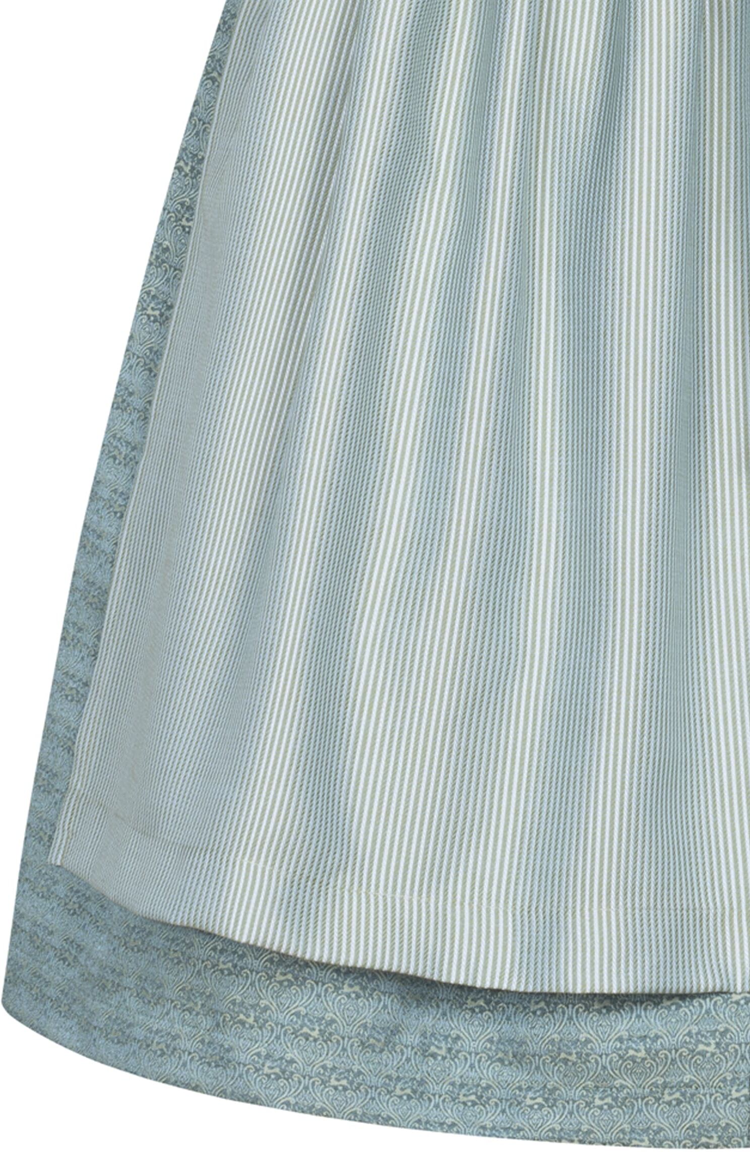 Dirndl NÜBLER "Mini Dirndl Ganja", Damen, Gr. 38, EURO, blau (jeans), Obermaterial: 100% Polyester PES., Kleider Dirndl