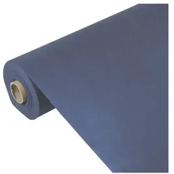 Papstar Tischdecke 118 cm cm auf 40m-Rolle blau, 118 cm