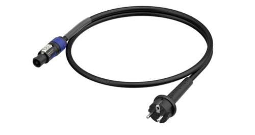 Neutrik 1036412 Strom Anschlusskabel Schwarz 1.5m