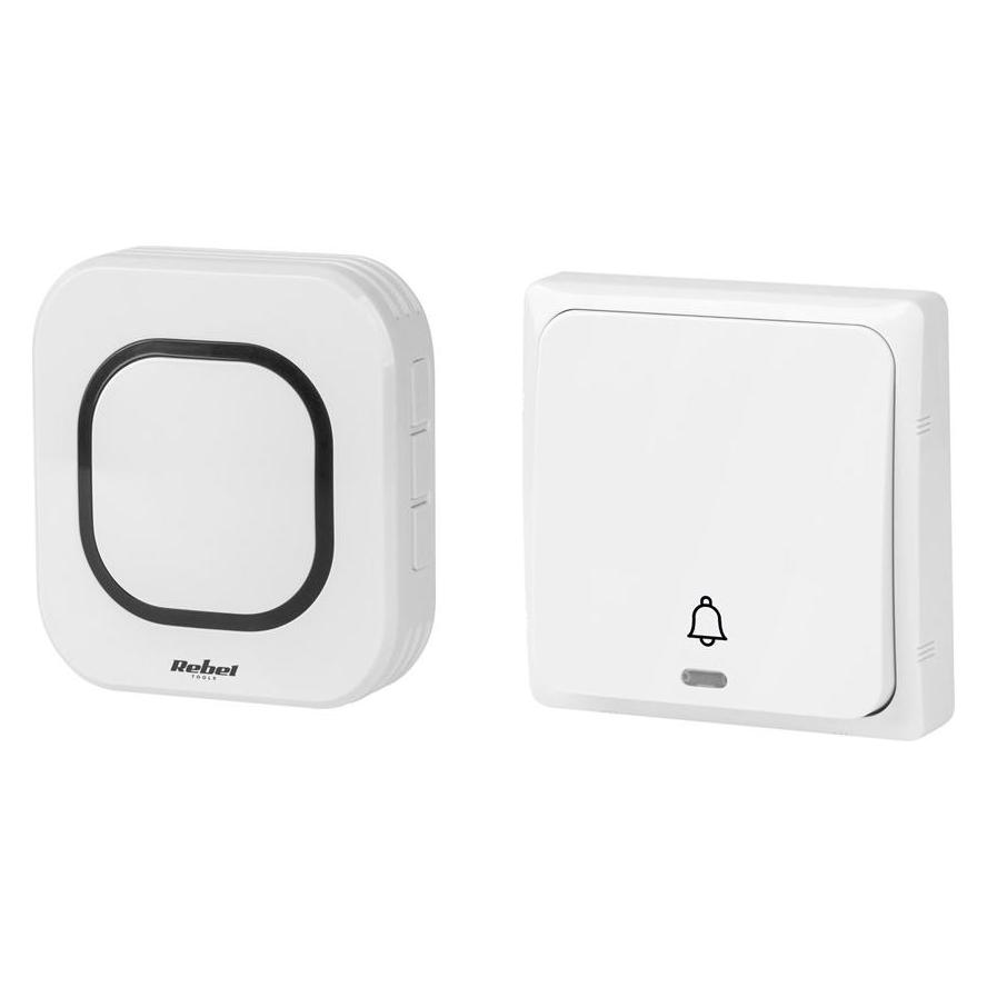 Kemo Rebel Wireless Türklingel (mit 230V Stecker) - 58 Melodien (Funk) (LEC-URZ3264)