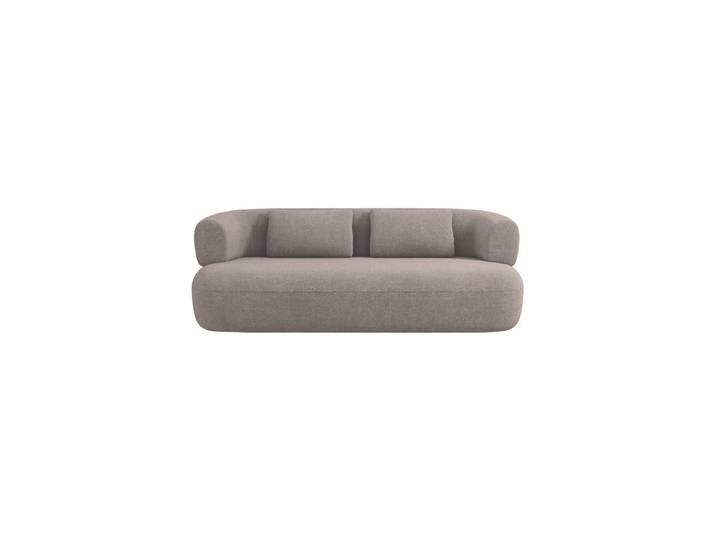2-Sitzer Design Sofa Estro Bouclé Hellbraun chosen by Bloomingloft