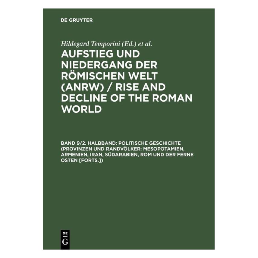 De Gruyter Aufstieg und Niedergang der römischen Welt (ANRW) / Rise and Decline... / Politische Geschichte (... (Deutsch, Hardcover, Hildegard, Temporini) (35119827)