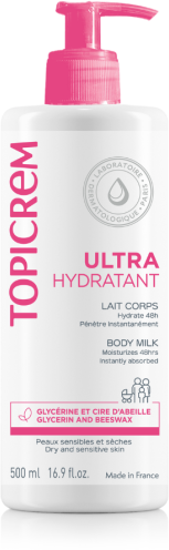 Topicrem Ultra Hydrating Body Milk 500 ml