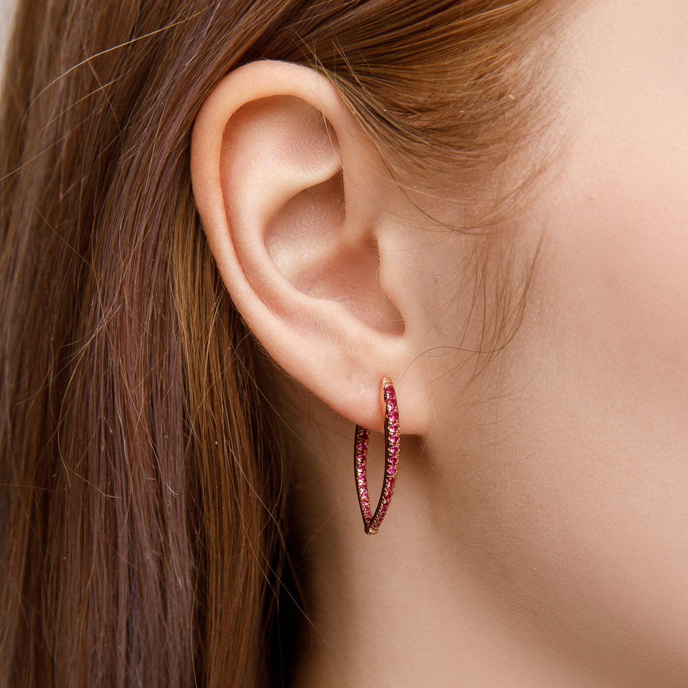 NEORE Rhea Corundum Warm Earrings