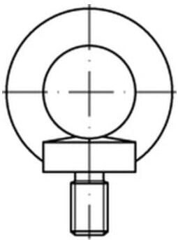 DIN 580 Ringschraube VG M30 Edelstahl A2 blank ; Industrial Quality Supplies (005809200300000)
