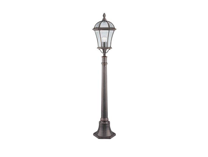 Wegeleuchte Capri, Hellgrau, Metall, Kunststoff, 23x140x23 cm, Europäischer Sicherheitsstandard, Lampen & Leuchten, Außenbeleuchtung, Wegbeleuchtung, Wegeleuchten