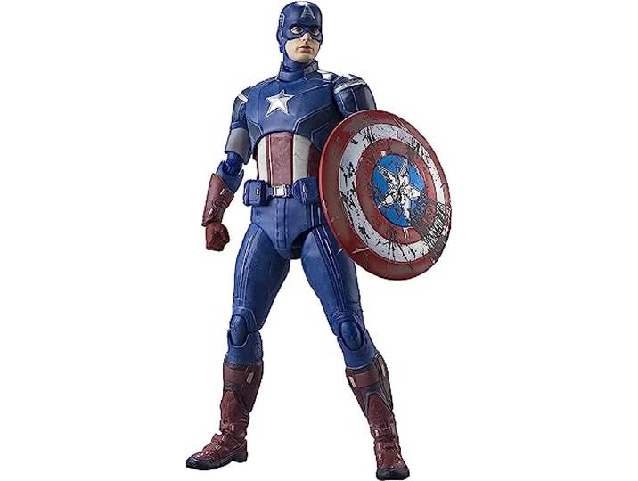 75339 – Marvel Avengers – Sh Figuarts – Captain America 15 cm Avengers Actionfigur S.H.Figuarts – Captain America Avengers Assemble
