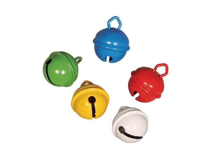 Rayher Metallglöckchen Bunt 15 mm 5 Stück
