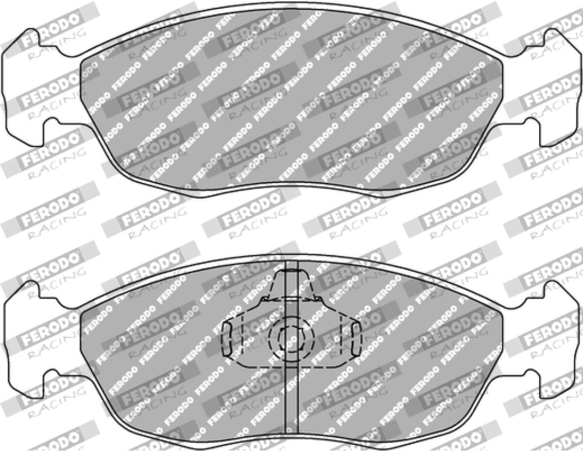 Sportbremsbeläge ohne Straßenzulassung FERODO FCP876R