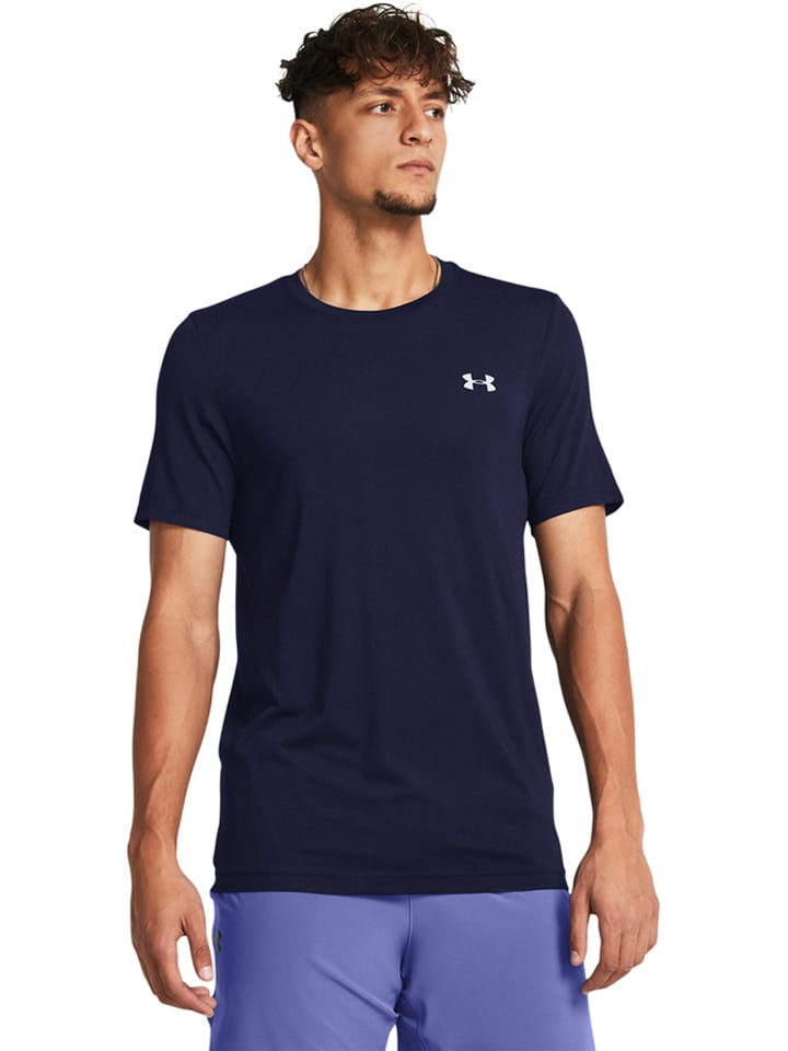 Under Armour Trainingsshirt "Vanish Seamless" in Dunkelblau - M
