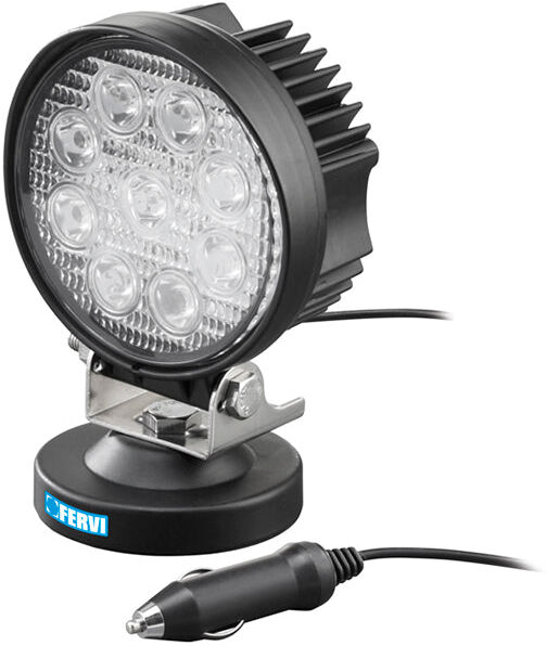 Fervi 0713/27 Faretto a led con base magnetica 27w