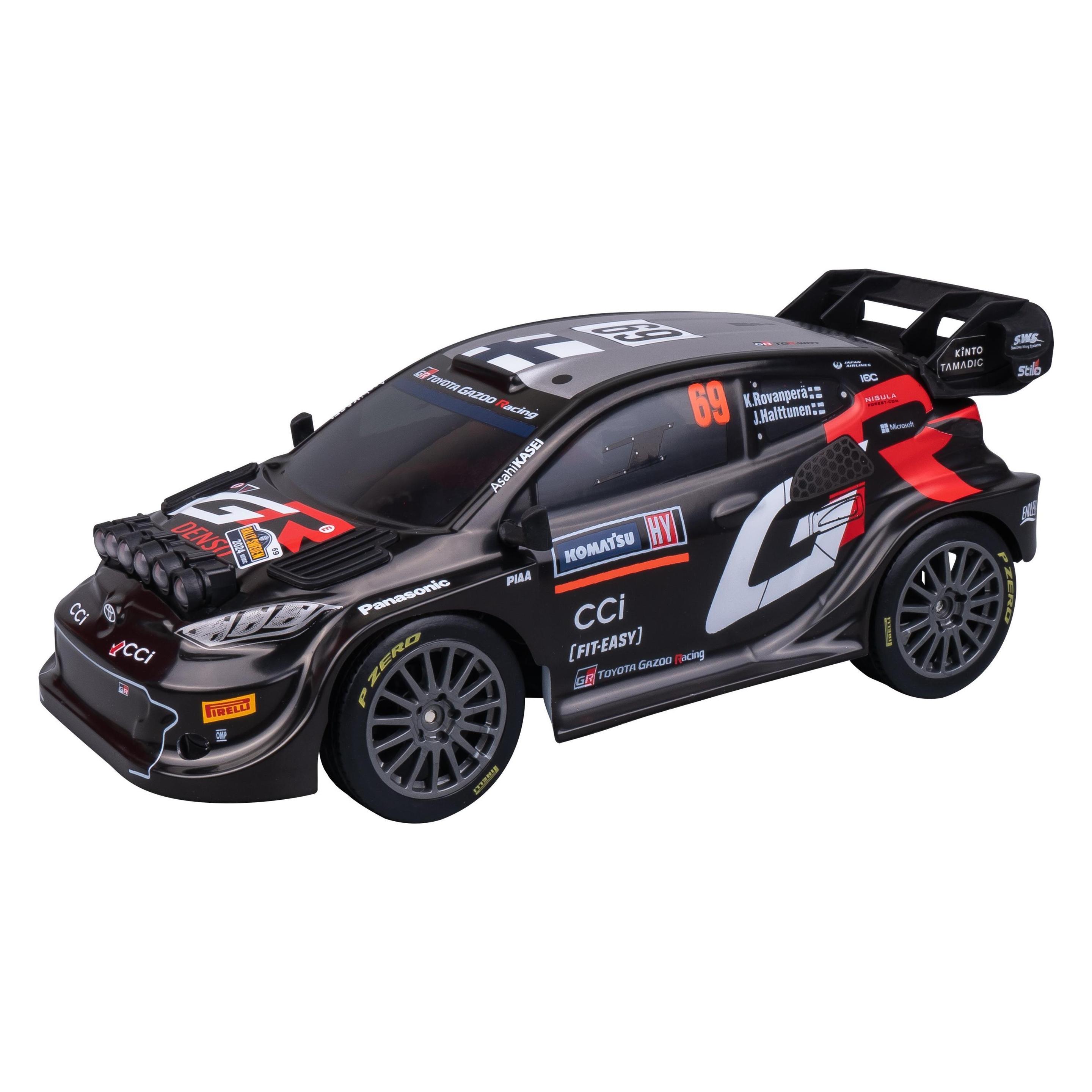 Nikko Night Mode RC- Toyota GR #69 Rovanperä, scale 1:18 (10652)