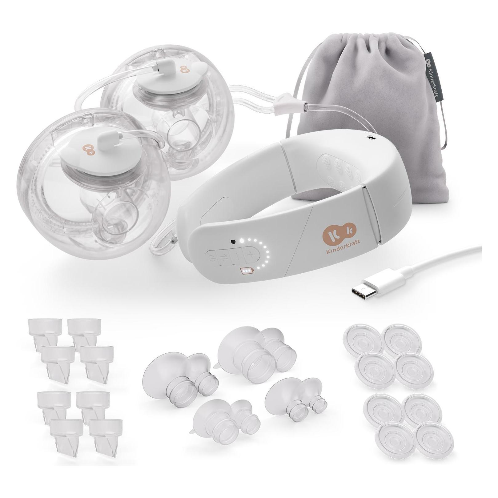 KinderKraft Double electric breast pump GENTLENEST golden (5902533931088)