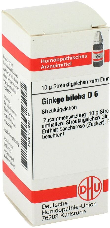 DHU Ginkgo Biloba D6 Globuli