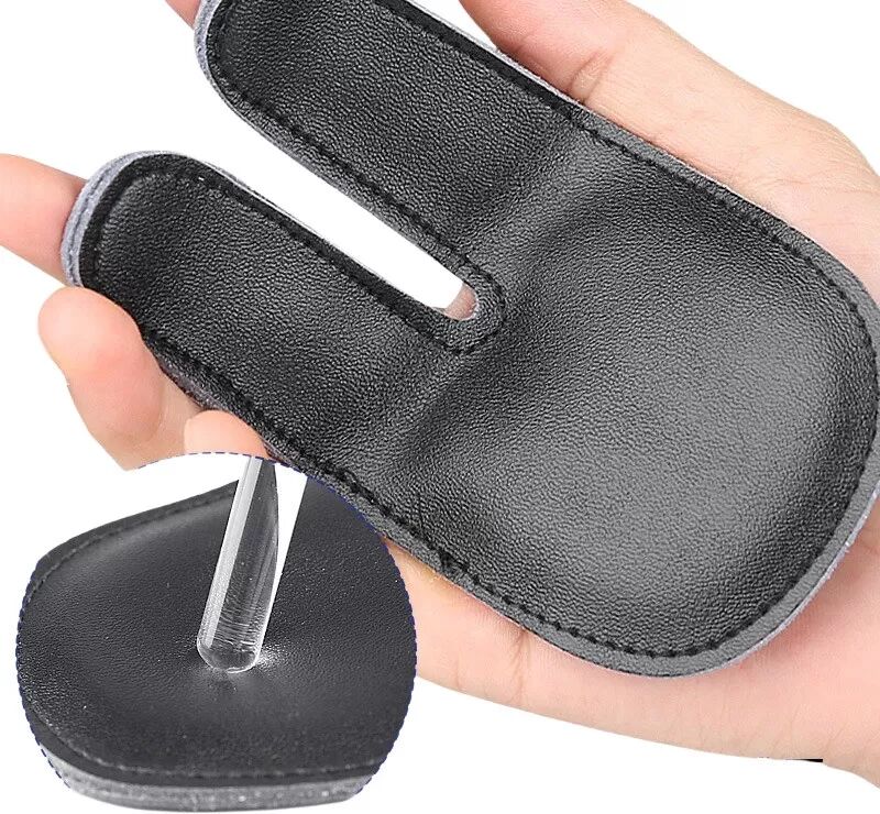 INF PU Leder Fingerschutzhülle - Stoßdämpfung & Aufprallschutz für Sport