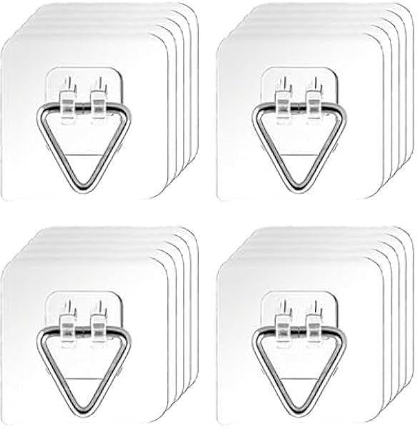 20 stuks Zelfklevende Fotohangers voor Zware Fotolijsten en Canvas, Sterke Plakhaakjes zonder Boren