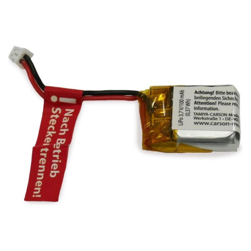 Carson RC Sport Modellbau-Akkupack (LiIon) 3.7 V 100 mAh Molex Stecker (100 mAh, 3.70 V) (608261)