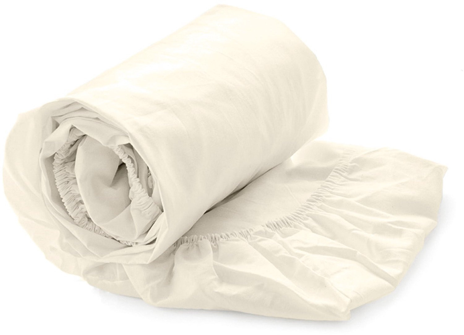 Yellow Hoeslaken Suite Mumbai Off White - 100% Katoen-Perkal - 180x200 cm - Hoekhoogte: 40 cm
