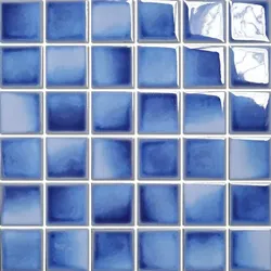 Keramik-Mosaik Premium Mosaik aqua blau 31x31 cm glänzend MOSBH5ABLL
