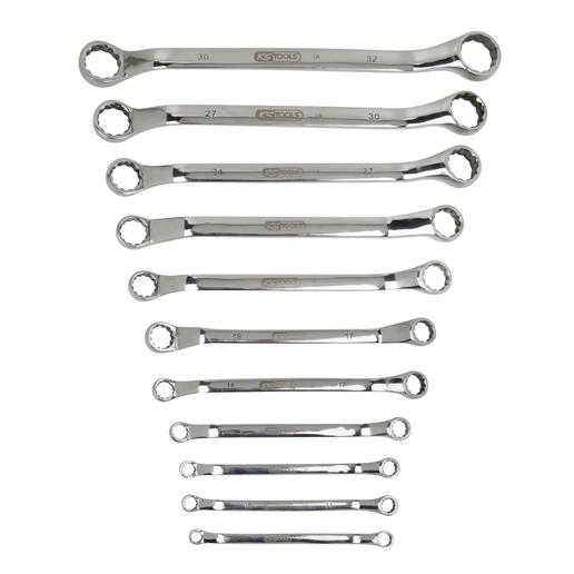 KS Tools EDELSTAHL Doppel-Ringschlüssel-Satz, 30 mm, 11 Teile (30 mm) (964.1145)
