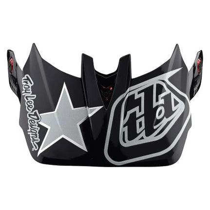 Troy Lee Designs D4 (CM) Helmvisier, Freedom 2.0, red/white SALE (014777001-887202293337)