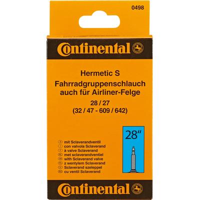 Fahrradschlauch PROPHETE "CONTINENTAL", schwarz, Fahrradschläuche, 48mm, Sclaverandventil (SV), 28 Zoll (71,12cm)