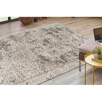 Teppich KAYOOM "Davis 225", grau, B:120cm H:12mm L:170cm, Polyester, Teppiche, Teppich, edles Design, pflegeleicht, neutrale Farben