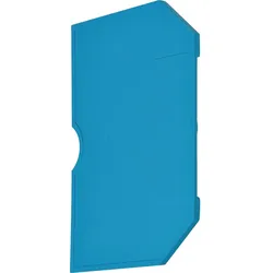 Hager KWE06B Endplatte für KXA16NH, Farbe: blau