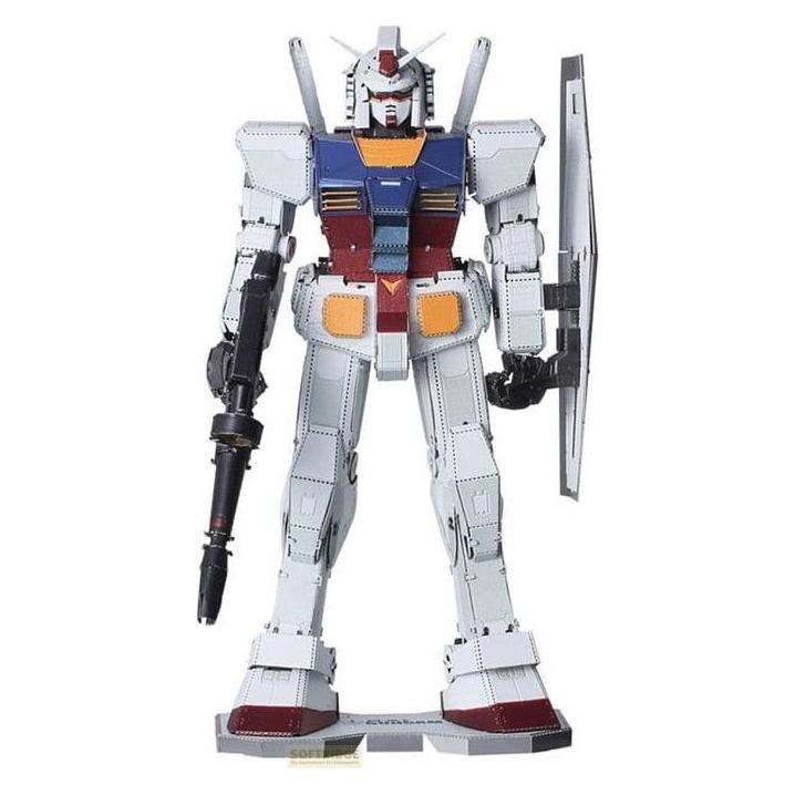 Plex Mobile Suit Gundam Metallic Nano Puzzle Model Kit RX-78-2 12 cm (PLEX22056)