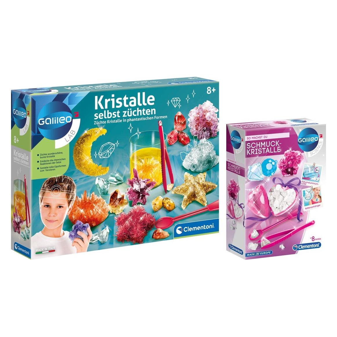Clementoni Bundle Kristalle selbst züchten +Schmuck (84053)
