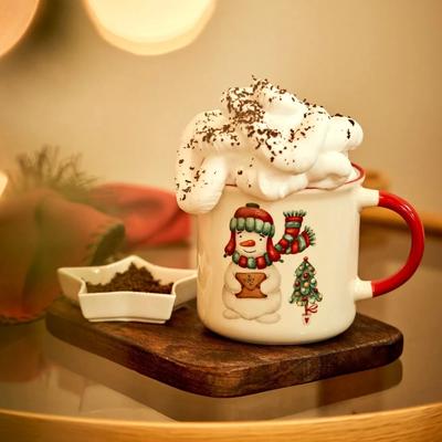 Bella Maison Frosty Porcelain Mug and Snack Set (Set of 2)