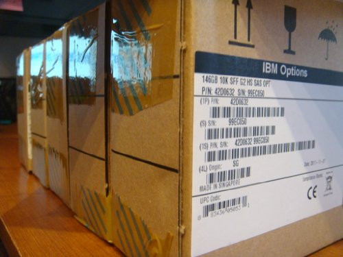 IBM 146 GB 2,5 inch SAS HDD 10k RPM SFF zwart