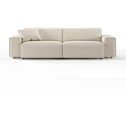 KAWOLA Sofa RANI 3-Sitzer Cord cremeweiß